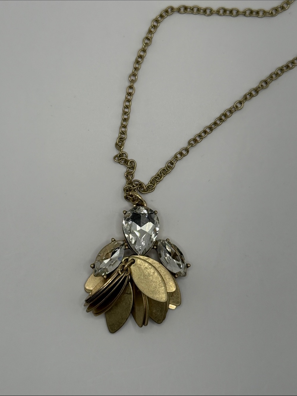 Elegant Gold Plated Pendant Necklace